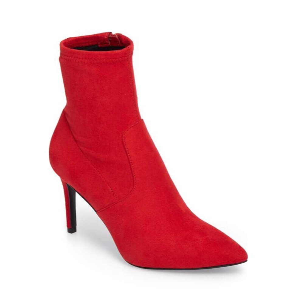 LAVA Red Booties by Steve Madden SIZE 9M